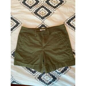 St. John’s Bay Olive Army Green Khaki Shorts Size 6